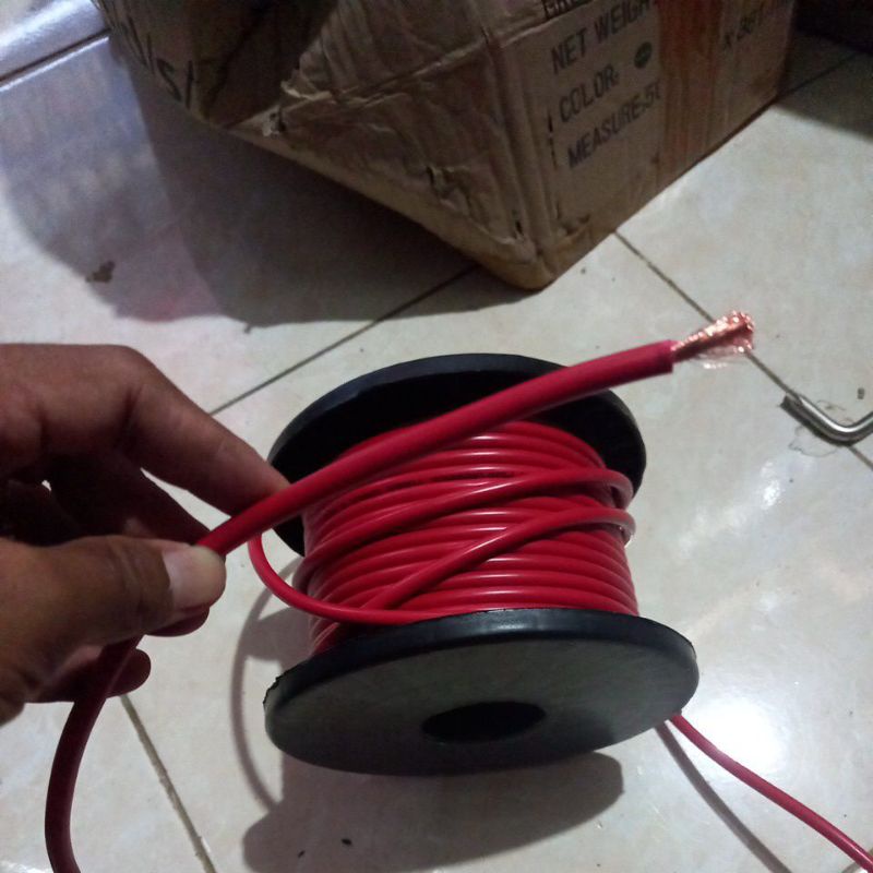 Jual kabel 8 awg buat ke aki ( harga permeter) | Shopee Indonesia