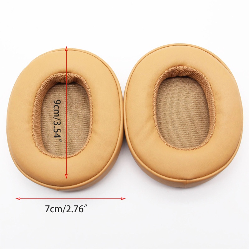 Bt Leather Ear Cushion Spons Bantalan Telinga Untuk Penghancur3Set Earmuffs Memory Foam Cover Kulit Protein Spare Part