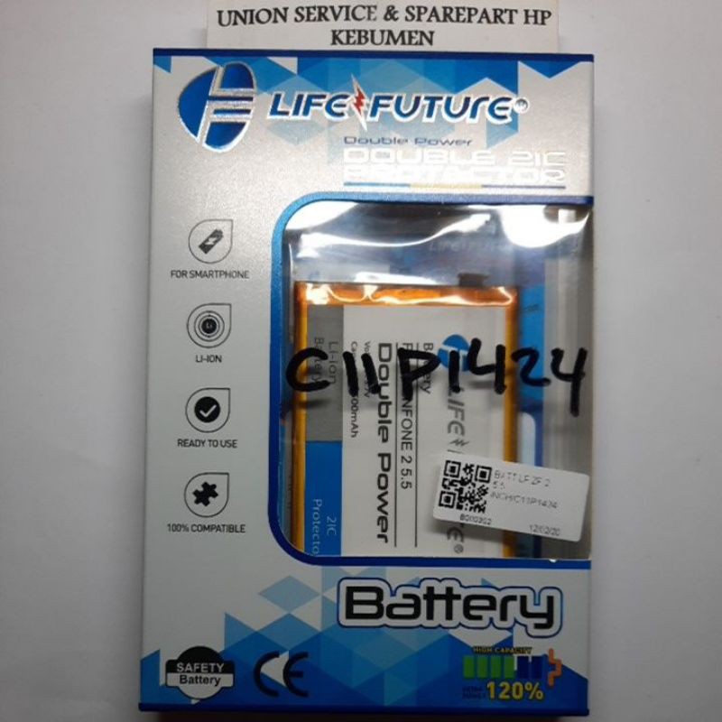 Batre Baterai Asus ZE550ML / ZE551ML / Zenfone 2 5.5" (C11P1424)