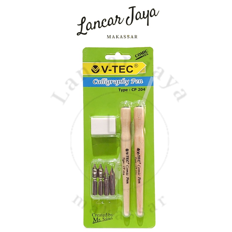 

Calligraphy Pen Comic Pen V-TEC VTEC CP 204 per SET