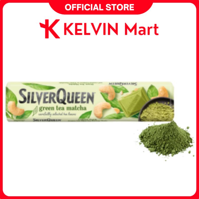 

SilverQueen Green Tea Macha Cokelat Silver Queen Pck 58g | KELVIN Mart