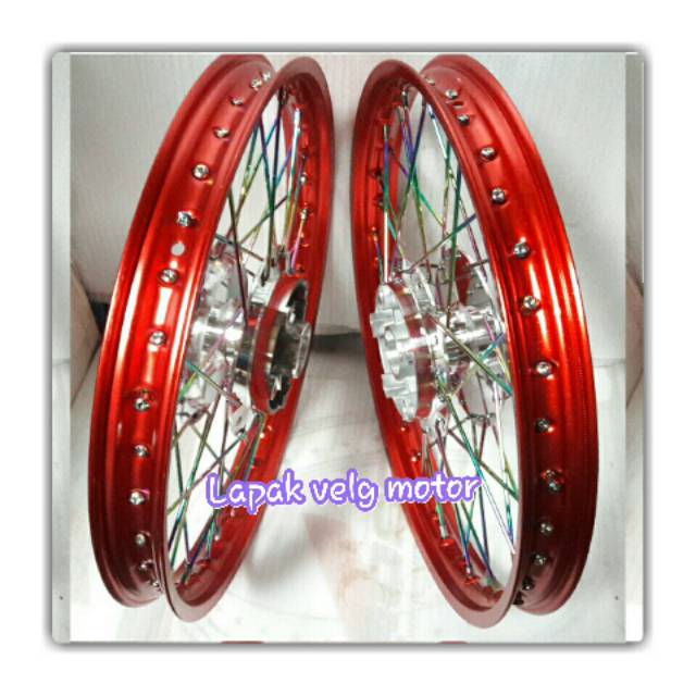 Velg untuk Vixion new atau Vixion old ring v Rossi  WM red