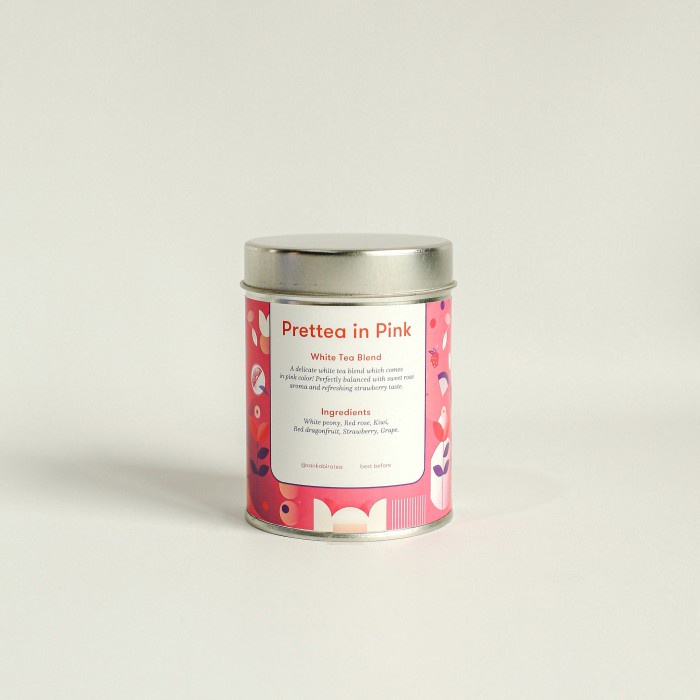 

B0621D Sanka+Bira Prettea In Pink (Tea Blend, White Tea Based) - Pouch Loose 054