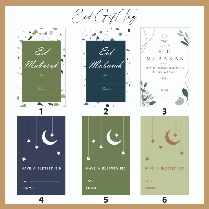 

Ready...Ready...Ready...] Gift Tag/ Hang Tag/ Kartu Ucapan Lebaran Eid Idul Fitri Ramadhan 05
