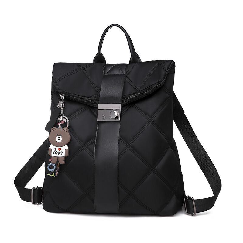 JK E7001 Y989 1KG MUAT 2PCS TAS RANSEL FASHION WANITA IMPORT BAG BACKPACK