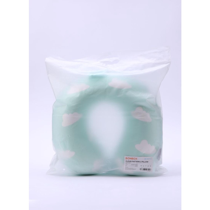 NECKPILLOW Bonbox Bantal Leher Busa Elastis Travel Multifungsi 2 in 1 Bantal U 360° dengan Kancing Sarung Bisa Dilepas BNP10