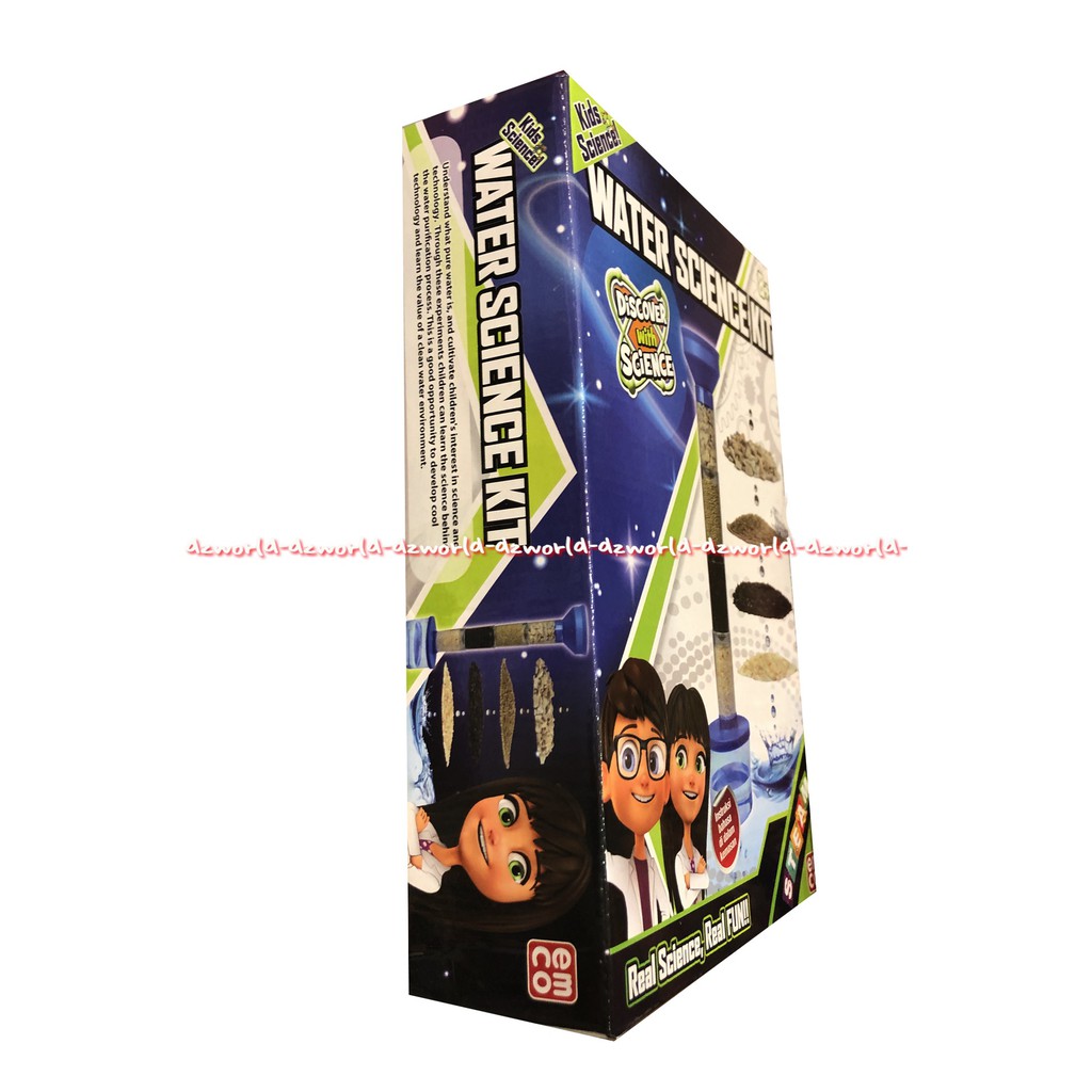 Emco Kids Science Water Science Kit Mainan Science Anak Membuat Saringan Air Talang Air Minum Emko