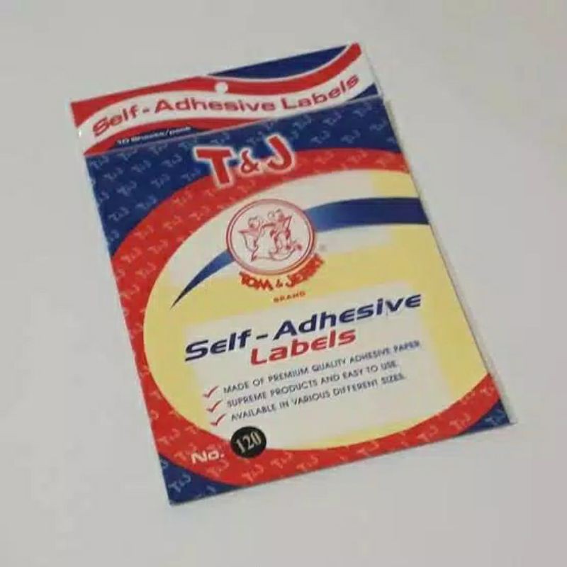 

Tom and jerry label 120 T&j labels no. 120 self-adhesive 1Pack saja