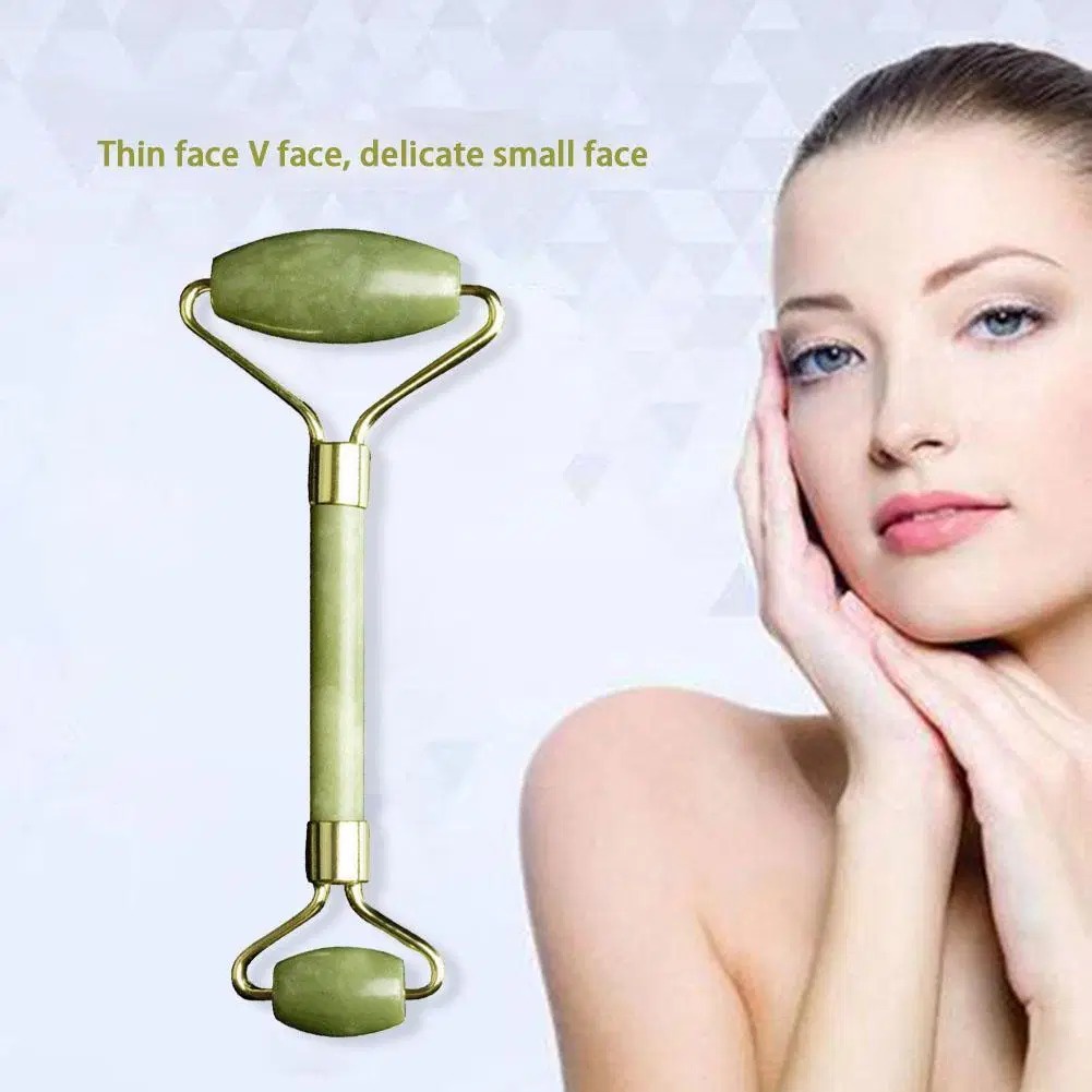 GuaSha Jade Roller Facial Face Roller Massage - Alat Pijat Wajah 0666