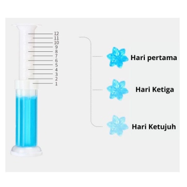 Pengharum Toilet Toilet Gel Cleaner Motif Bunga Gel Pengharum Toilet Kamar Mandi