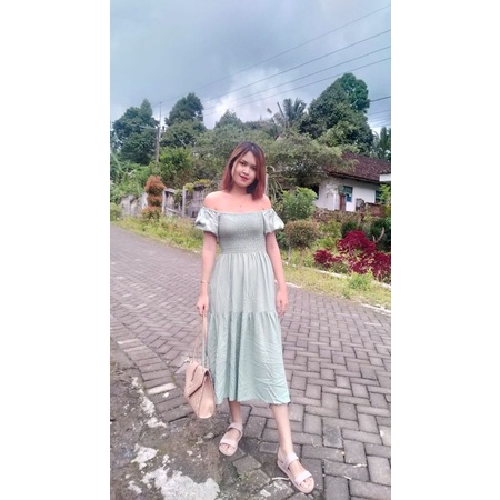 DRES KARET POLOS MIDI