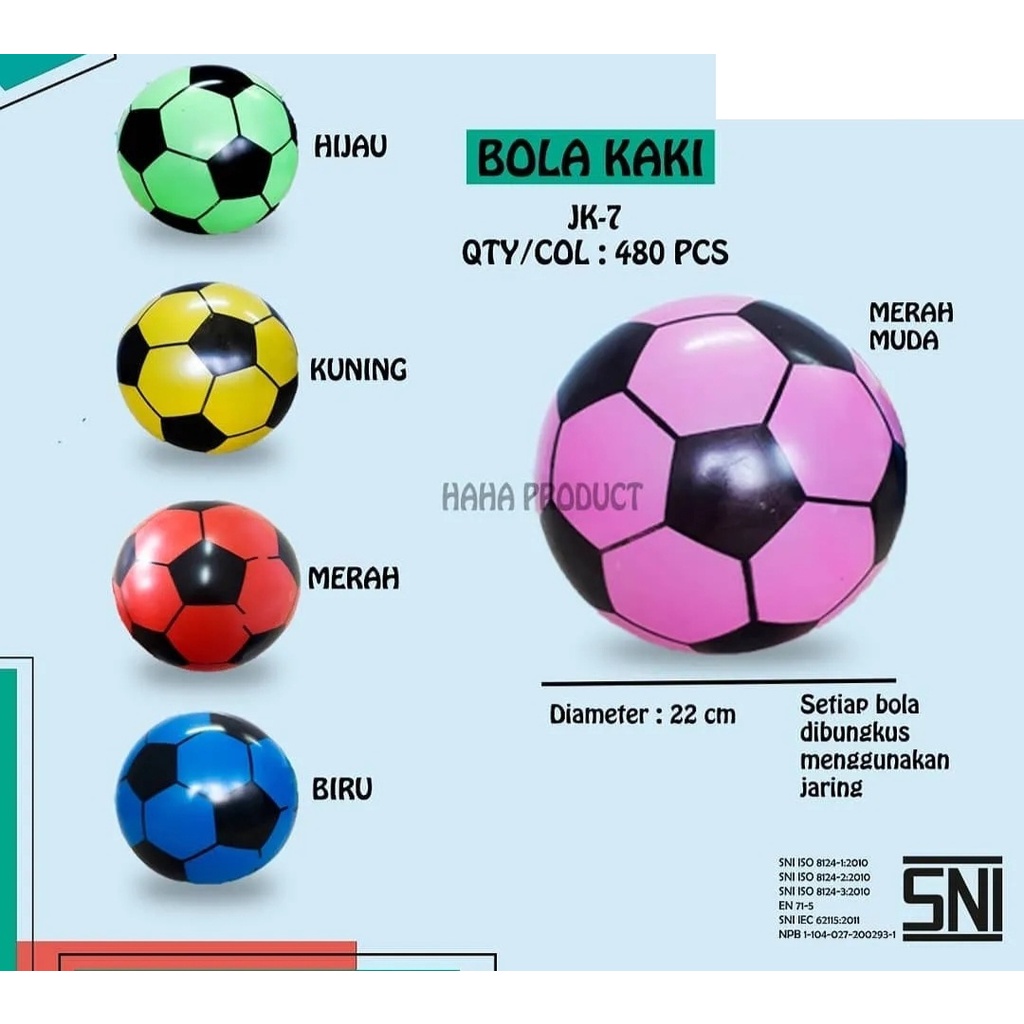 MAINAN ANAK BOLA KAKI KARET