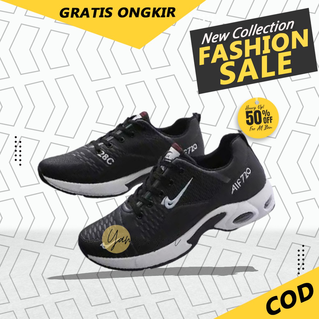 Sepatu Sneakers Pria New Product Sneakers Cowok NK720 YM - 132