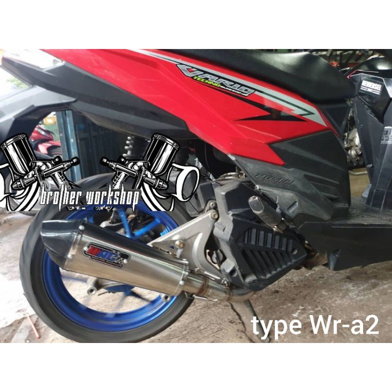 knalpot Wrc ASLI racing bebasan vario 125 150 old led new
