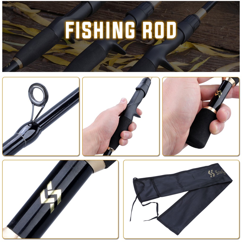 1.8-2.4m Telescopic Fishing Rod Ultralight Spinning/Casting Fishing Rod Carbon Fiber Fishing Tackle Joran Pancing