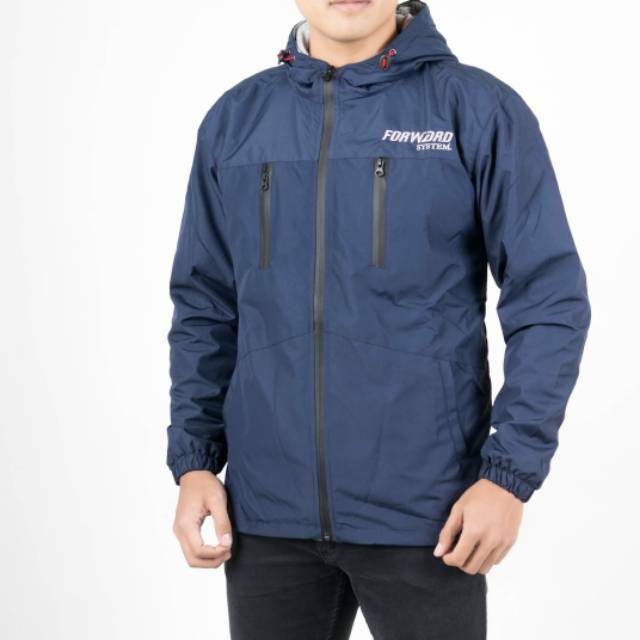 Jaket parka parasut pria original forward