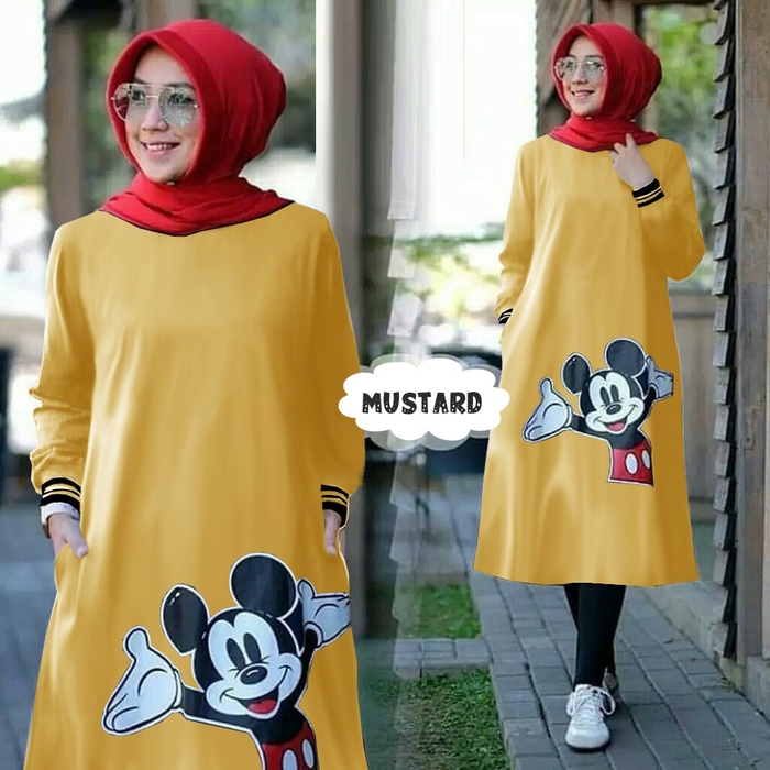 [TUNIK MICKEY SL]Wanita BabyTery var color