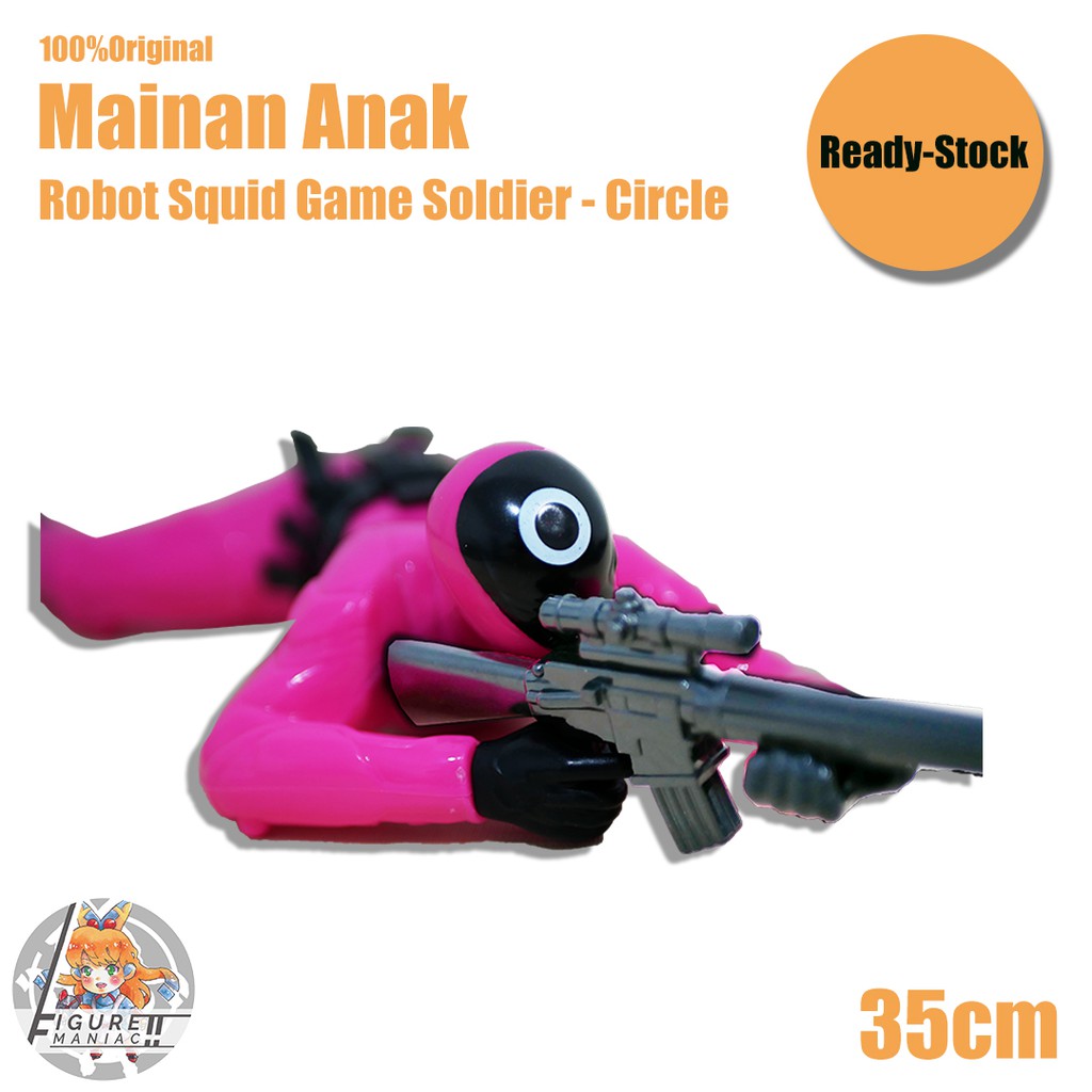 Mainan Anak -  Squid Game Soldier Toy Robot Bombing Session Perang Tentara Mainan lucu Murah Mainan Games Korea Mainan anak