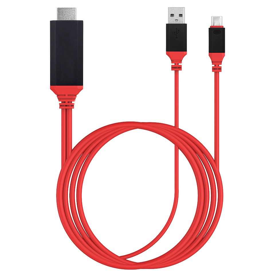 Kabel USB Type-C To HDMI + USB 2Meter For Samsung Galaxy