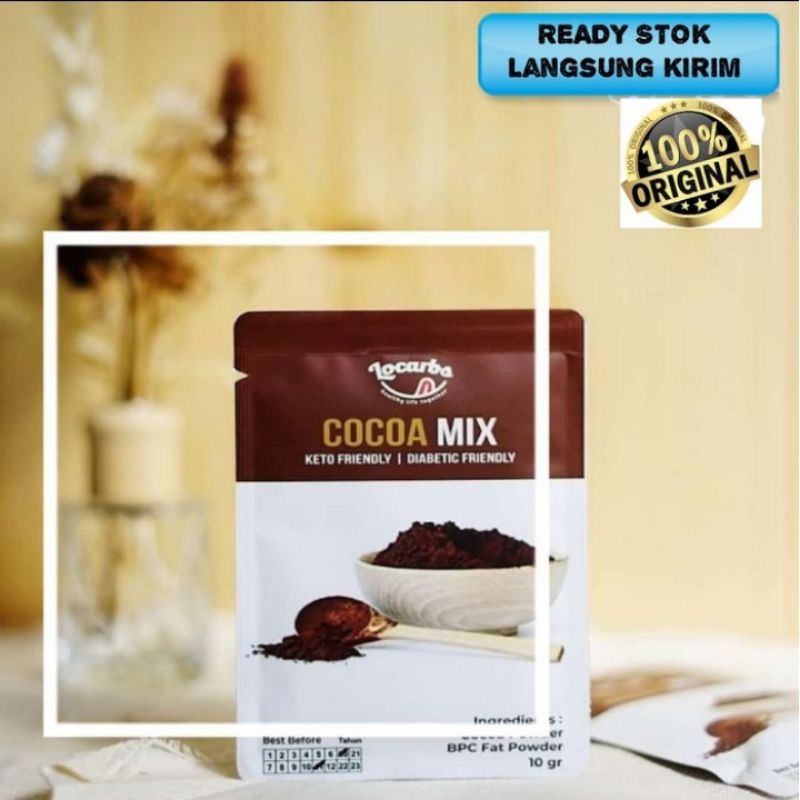 

Cokelat Cocoa Mix Keto Friendly Bergizi