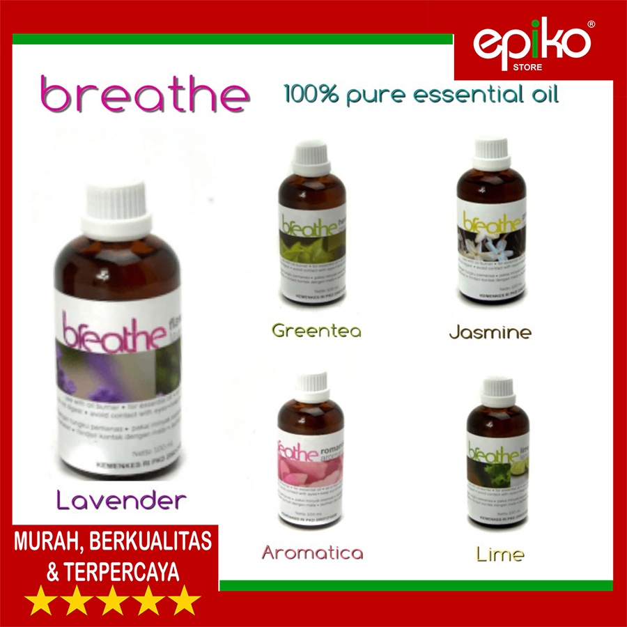 Aromatherapy BREATHE 100 ml (ORIGINAL) Pure Essential Oil - Aromaterapi