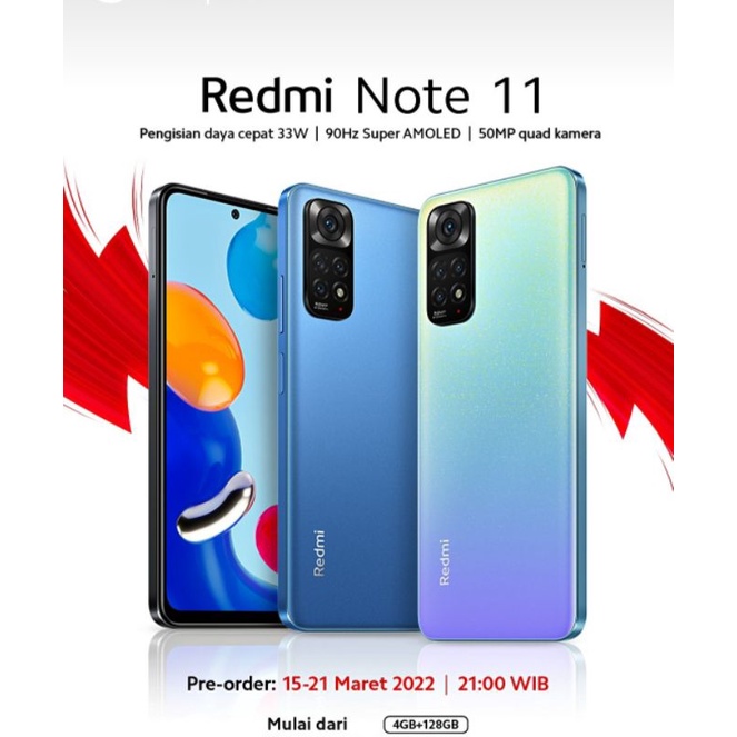 HP XIAOMI REDMI 9T RAM 6/128GB, RAM 4GB ROM 64GB, SNAPDRAGON 662, REDMI NOTE 11 RAM 6/128GB, REDMI NOTE 11 RAM 4/128GB GARANSI RESMI-Note 11 4/128gb