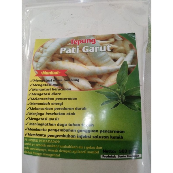 

TEPUNG PATI GARUT/ IRUT 1KG SERBAGUNA