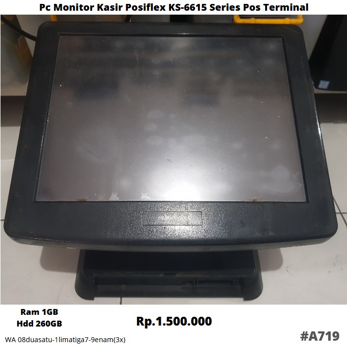 Jual Pc Monitor Kasir Posiflex KS6615 Series Pos Terminal A719