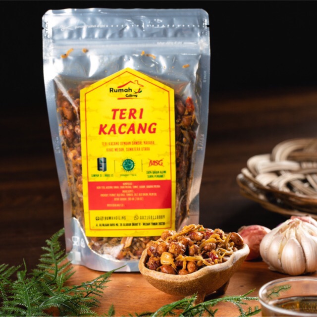 

Sambal Teri Kacang Rumah Giling Medan 200gr per pouch