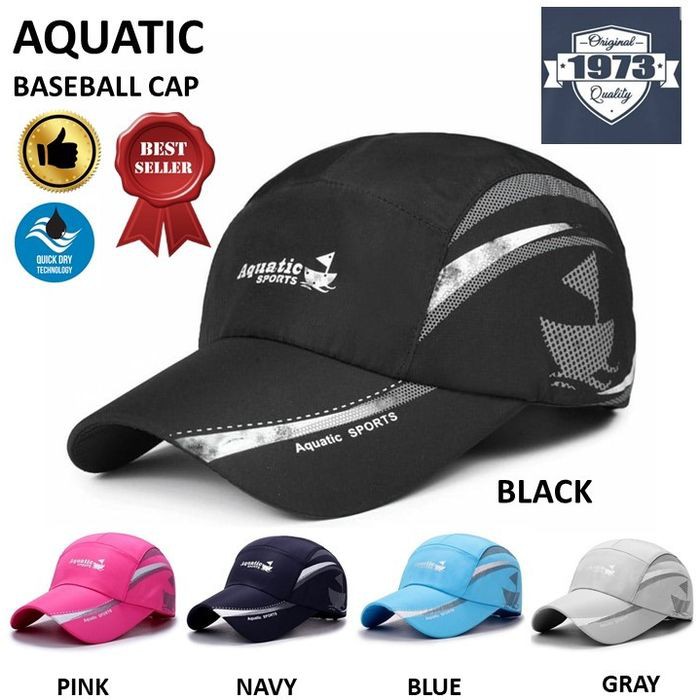 Topi Pria Distrro Original Topi Baseball Cap Import Nypd Terbaru  XK650 Baseball Cap : Aquatic Spor