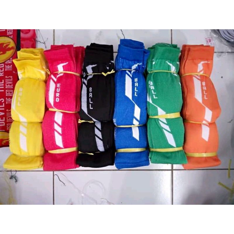 kaos kaki BOLA / PUTSAL ( 6 pasang ) panjang selutut orang dewasa