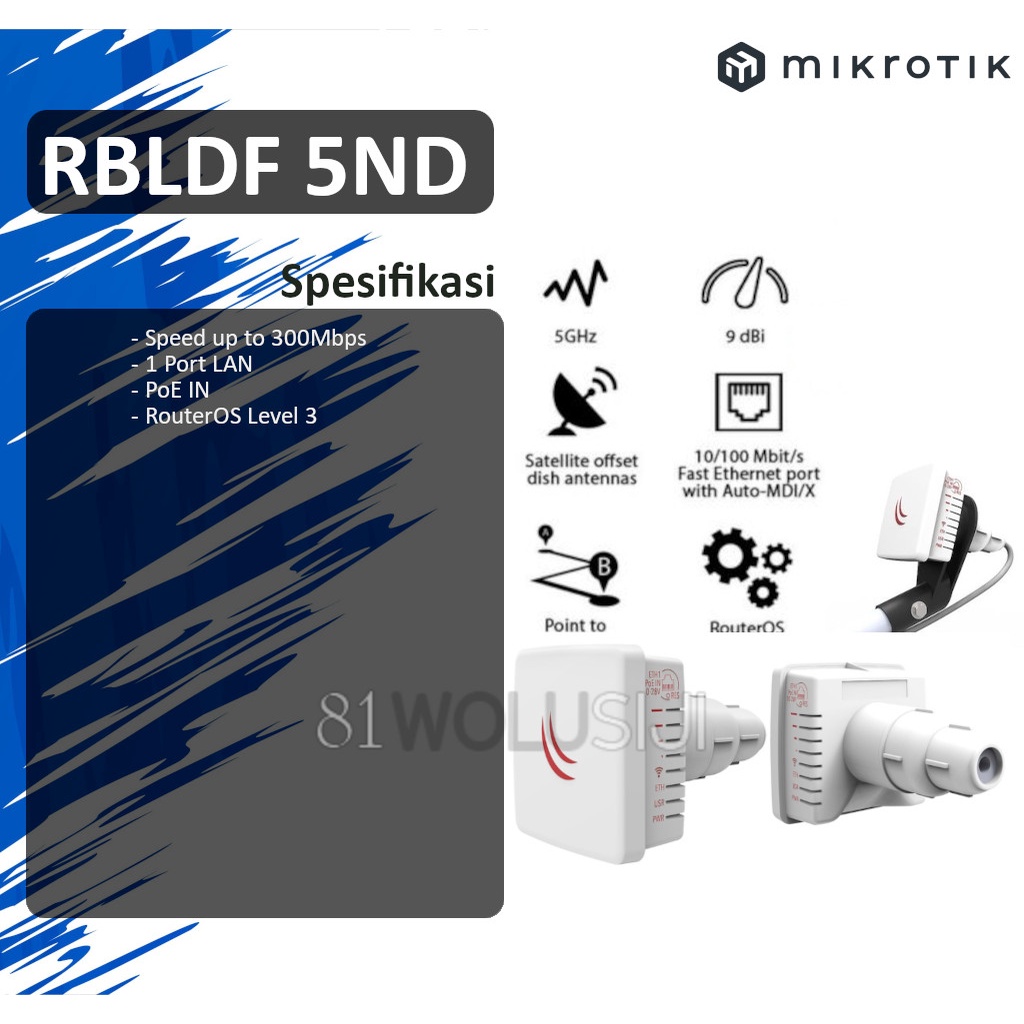 Mikrotik RBLDF-5nD LDF series Wireless outdoor