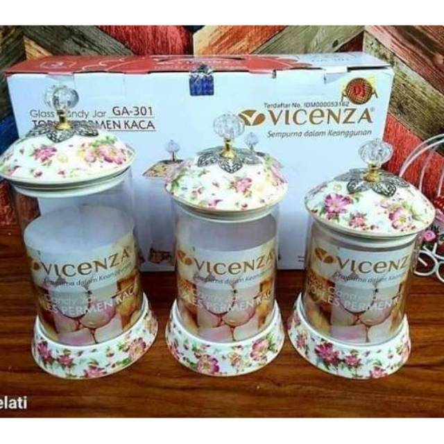 Glass Candy Jar GA301 vicenza
