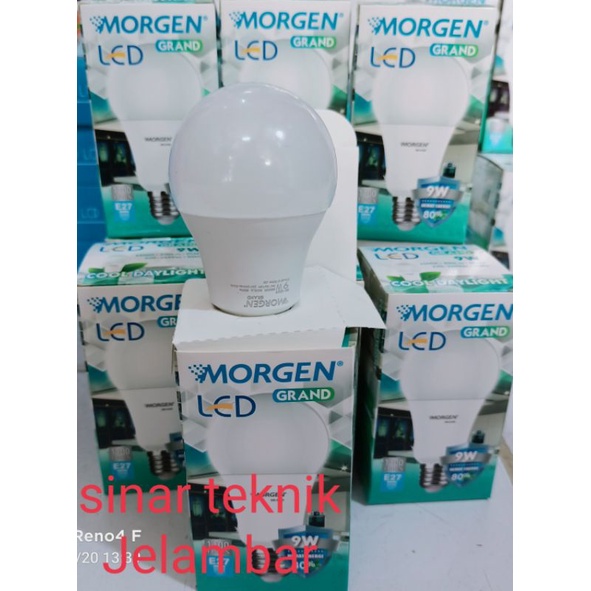 Lampu MORGEN LED BULB / 7W, 9W, 11W, 14W, 15W,  18w/PUTIH