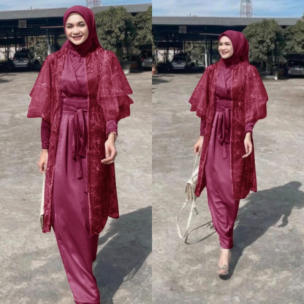 MX LUCIA GAMIS TILE FASHION WANITA TERLARIS / ADA MUTIARA / PAKAIAN PESTA / MUSLIM TERBARU