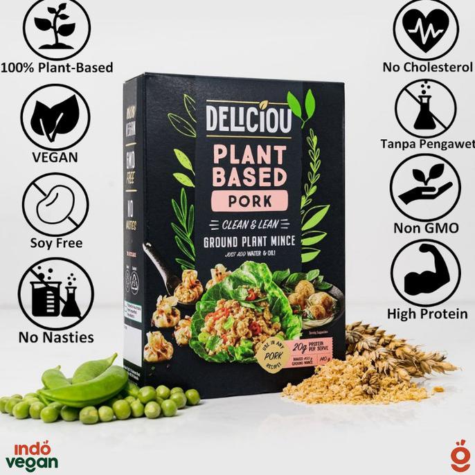 

Deliciou Plant Based Pork (Daging Vegan)