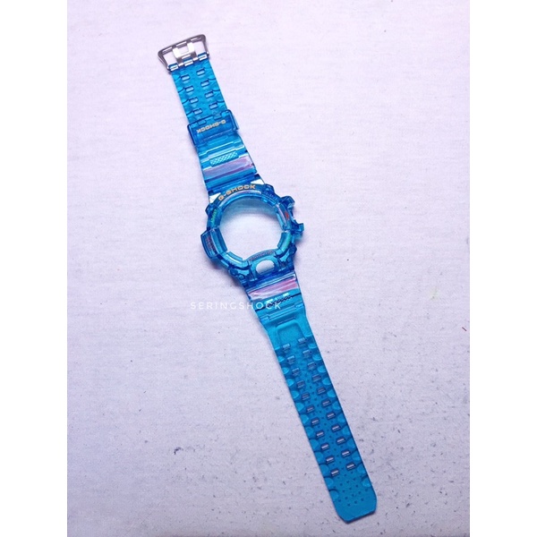 BNB Gshock GW9400 RANGEMAN BLUE CLEAR Strap Besel Casio G-shock