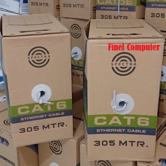 Kabel LAN UTP Spectra Cat6 1 box 305 Meter - 1 roll cat6e 305M