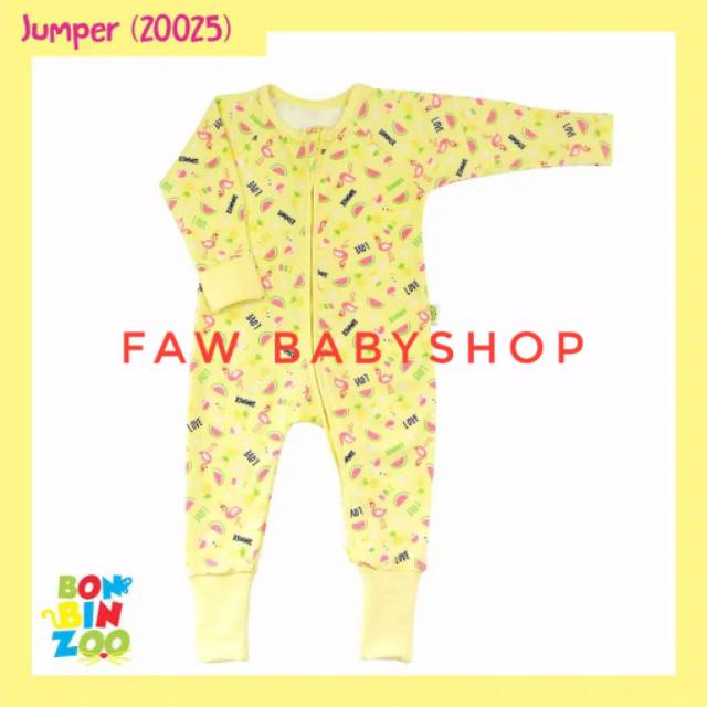 BONBINZOO Sleepsuit Zipper SNI Bahan Halus/ Jumper Resleting Bayi 0-12 Bulan