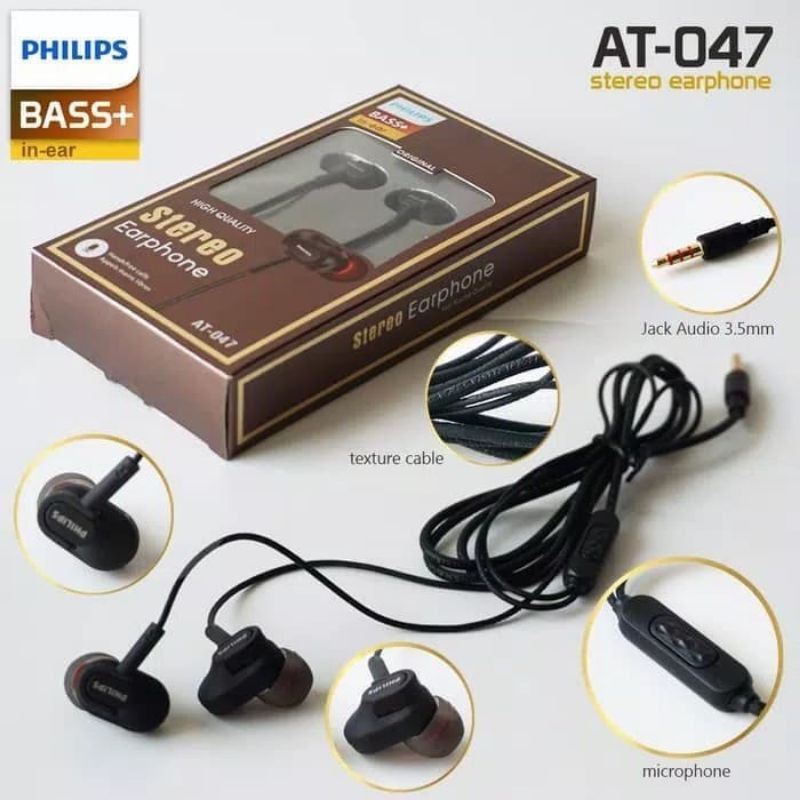 headset Philips stereo bass
