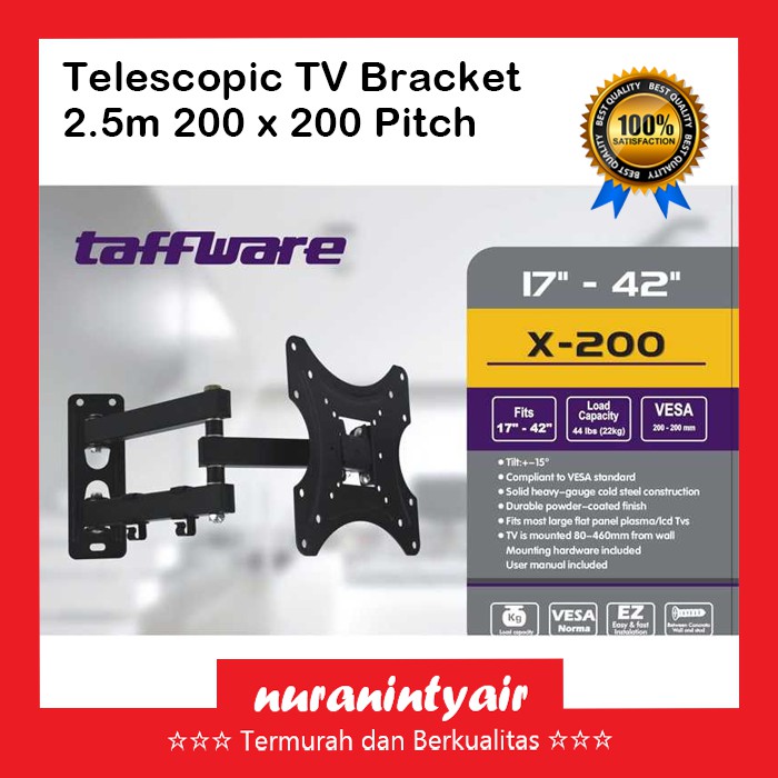 Bracket Monitor / Bracket TV Gantung 17-42Inch / Monitor Bracket