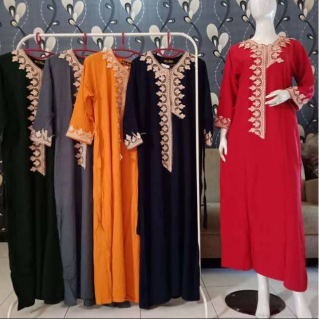Gamis arabian/gamis busui/gamis harian terbaru