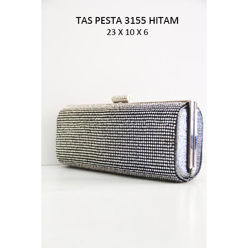 CLUCTH PESTA CEWEK IMPORT 3155 HITAM (TAS PESTA WANITA)