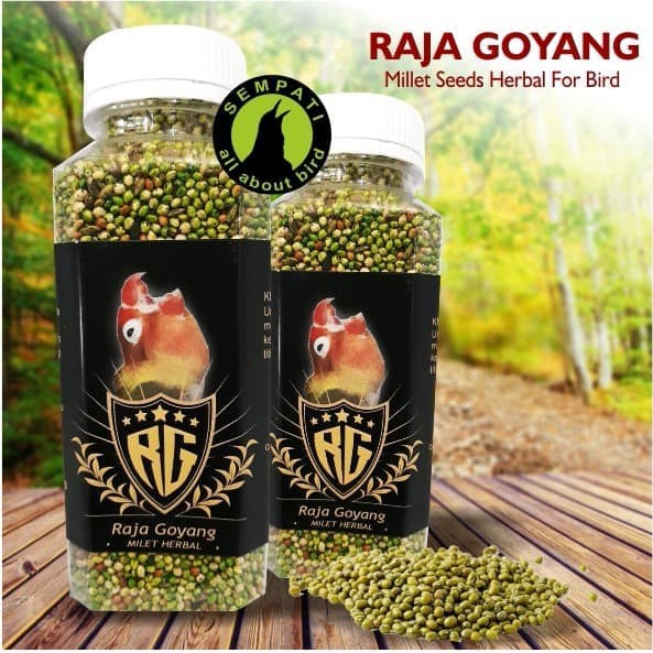 

RG RAJA GOYANG MILET HERBAL PAKAN HARIAN BURUNG LOVEBIRD