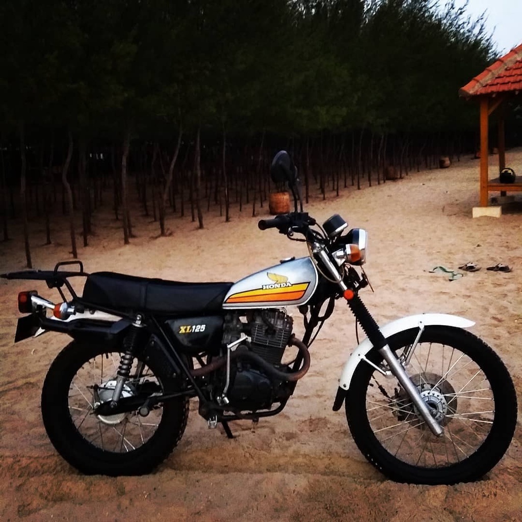 knalpot honda XL 125 E kenalpot XL125 silencer honda XL 125e