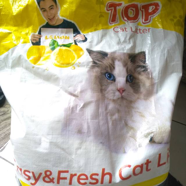 Pasir Kucing Gumpal TOP CAT LITTER 25L