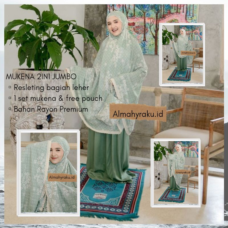 MUKENA MOTIF PAINTING DEWASA WARNA WARDAH HIJAU NAVY PINK LAVENDER BAHAN PREMIUM JATUH ADEM M