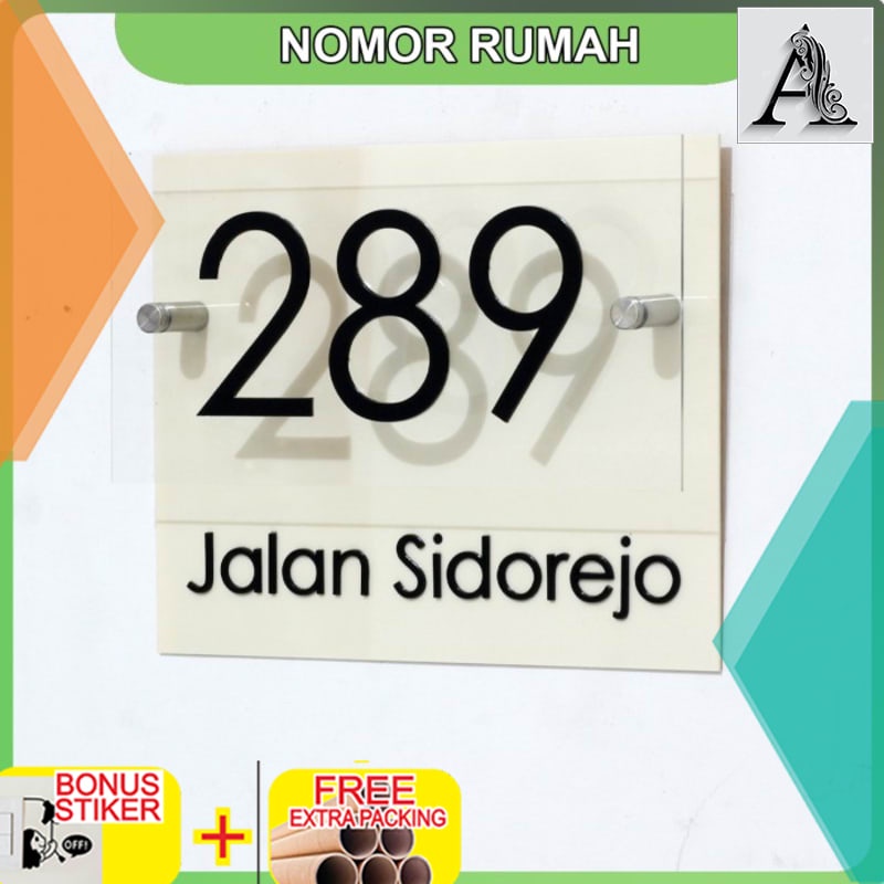

Promo Nomor Rumah Akrilik Modern Minimalis Model 020