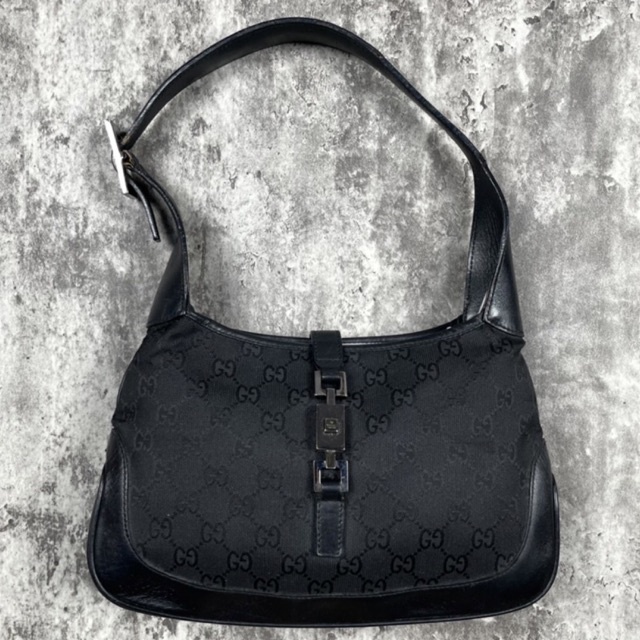 [PRELOVED] gucci jackie hobo gg supreme black medium