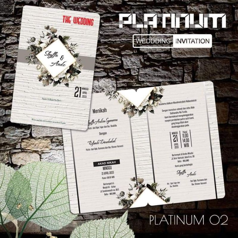 

UNDANGAN PERNIKAHAN SERIES PLATINUM